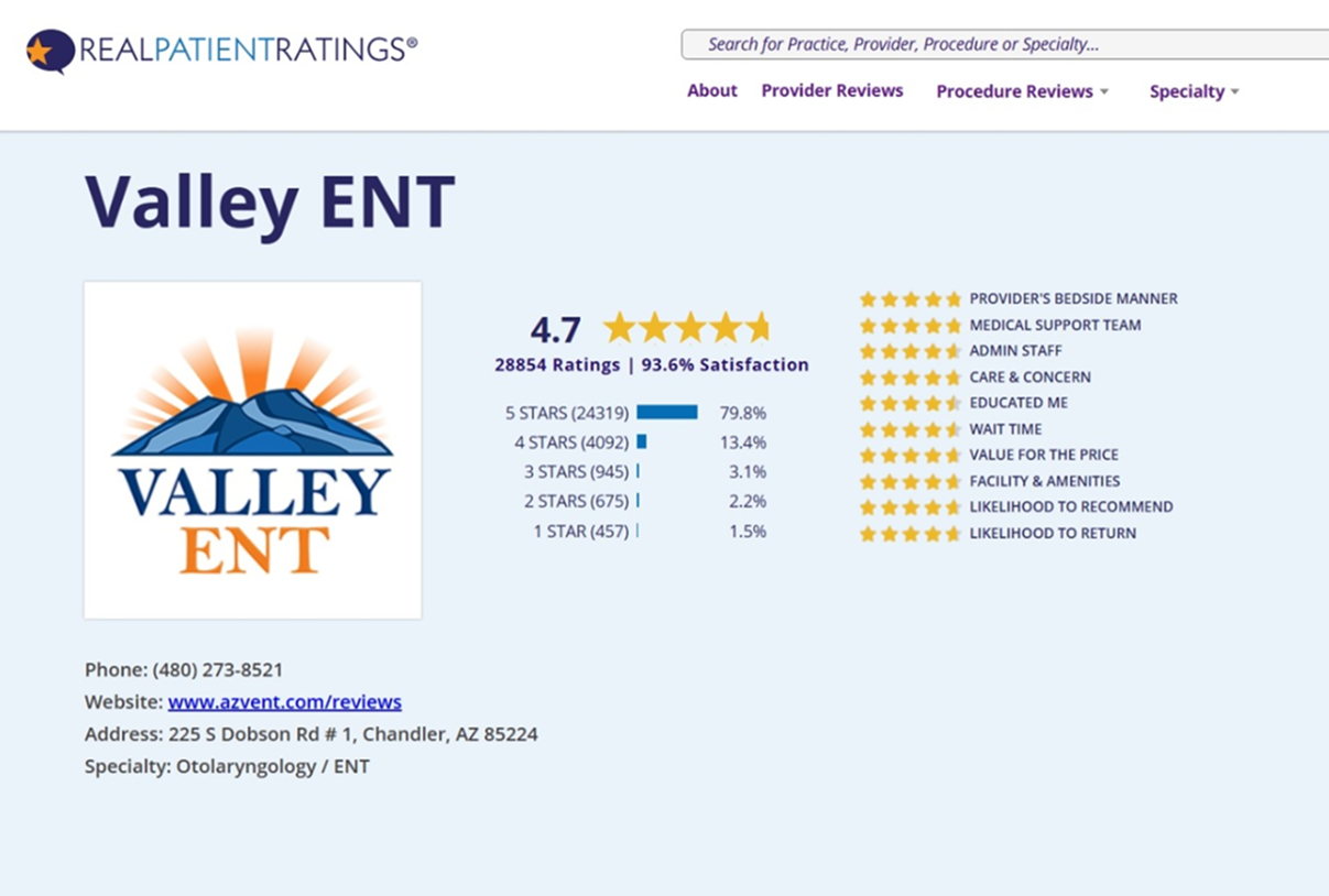 Valley ENT RPR page Valley ENT RPR page